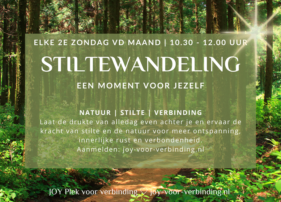 Stiltewandeling 12 oktober 2025