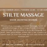 10 december 2025: Stilte massage sessies