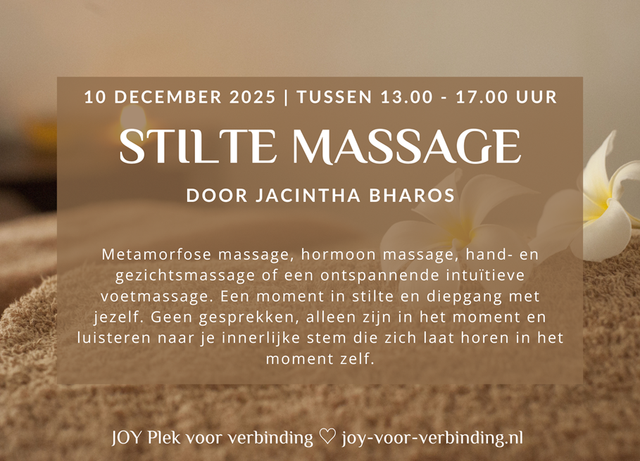 10 december 2025: Stilte massage sessies