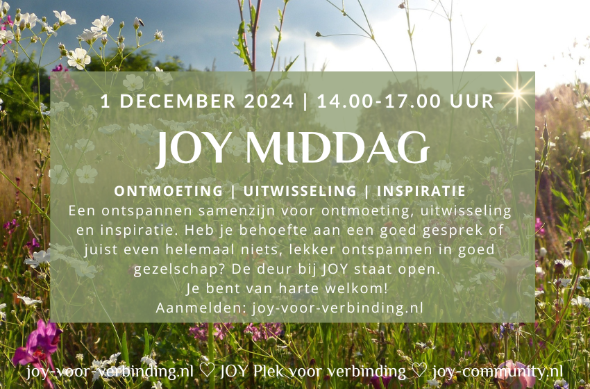 JOY middag 1 december 2024