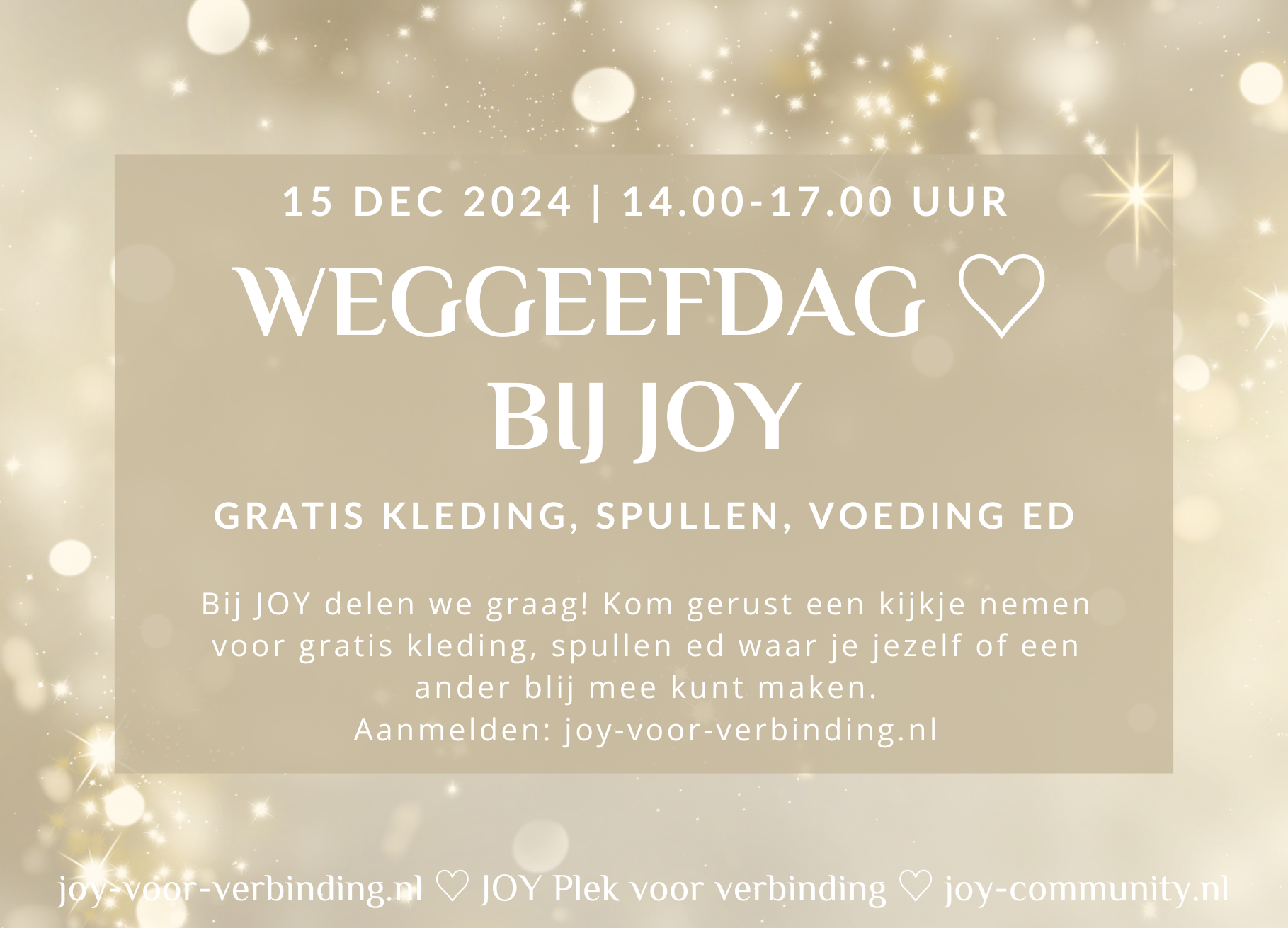 Weggeefdag ♡ 15 december 2024