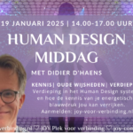 Human Design middag 19 januari 2025