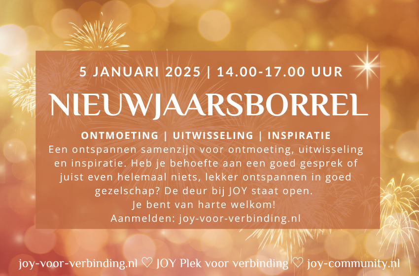 Nieuwjaarsborrel 5 januari 2025