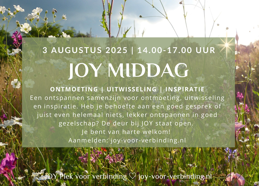 JOY middag 3 augustus 2025