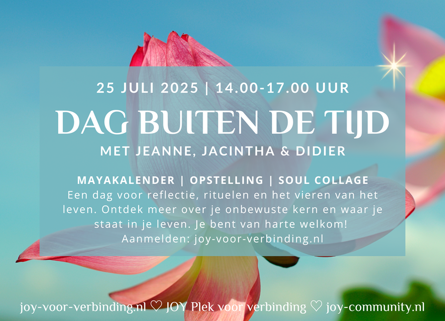 Dag Buiten de Tijd 25 juli 2025