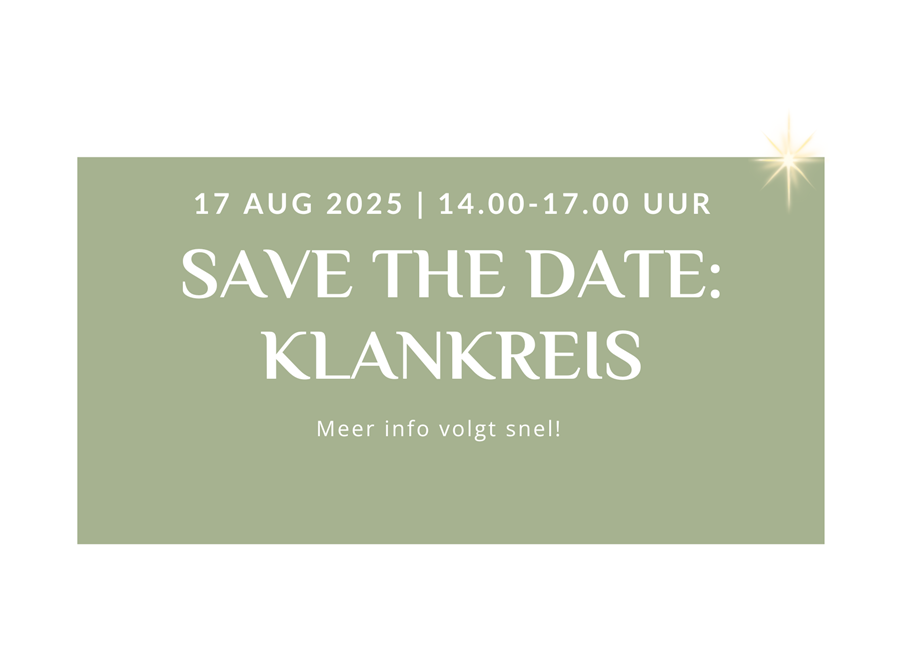 Save the Date: Klankreis 17 augustus 2025