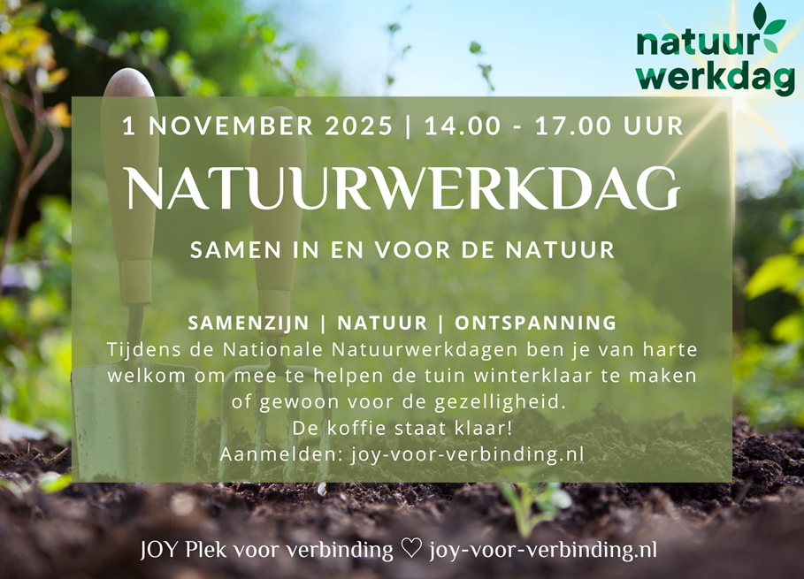 Natuurwerkdag bij JOY 1 november 2025