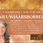 4 januari 2026: Nieuwjaarsborrel en despacho