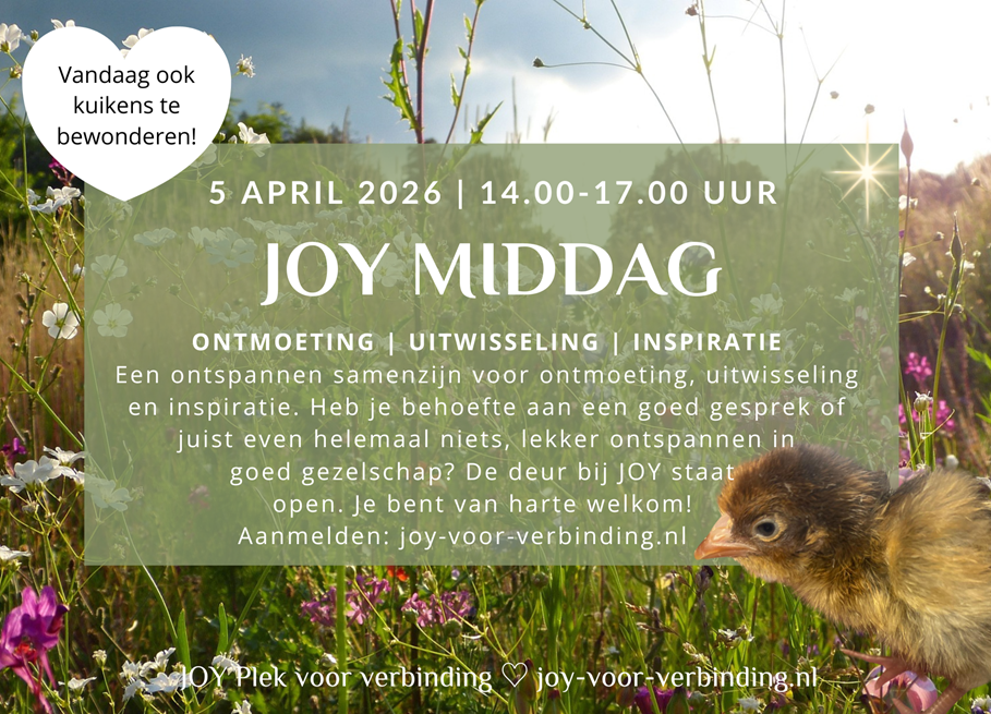 5 april 2026: JOY middag