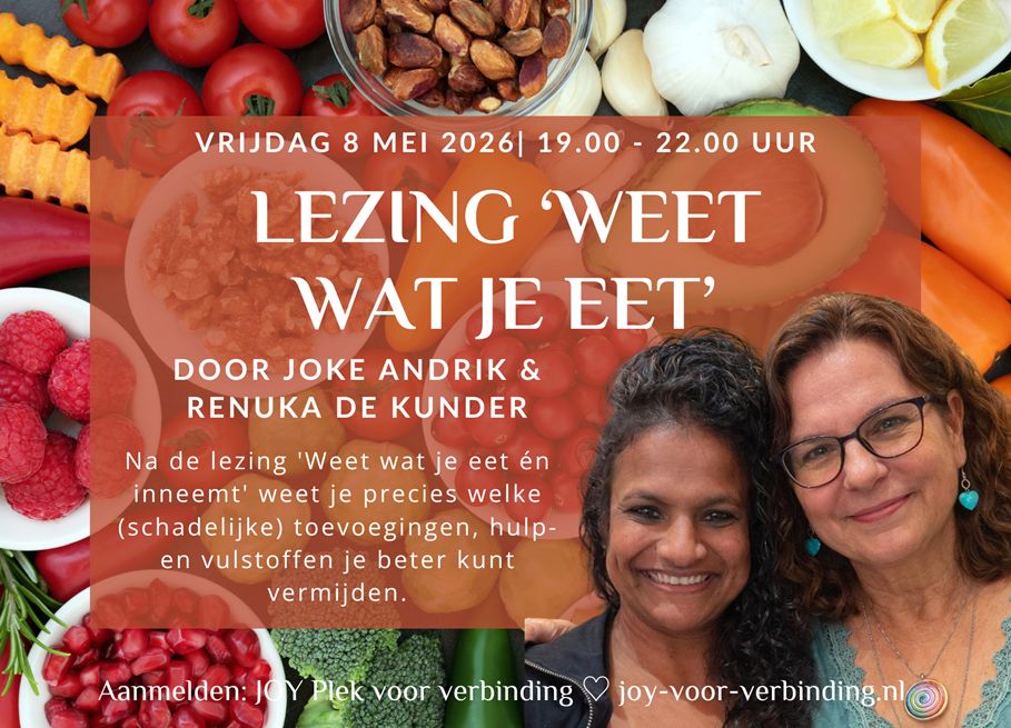 8 mei 2026: Lezing 'Weet wat je eet en inneemt'