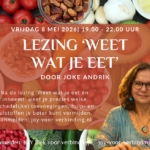 8 mei 2026: Lezing 'Weet wat je eet en inneemt'