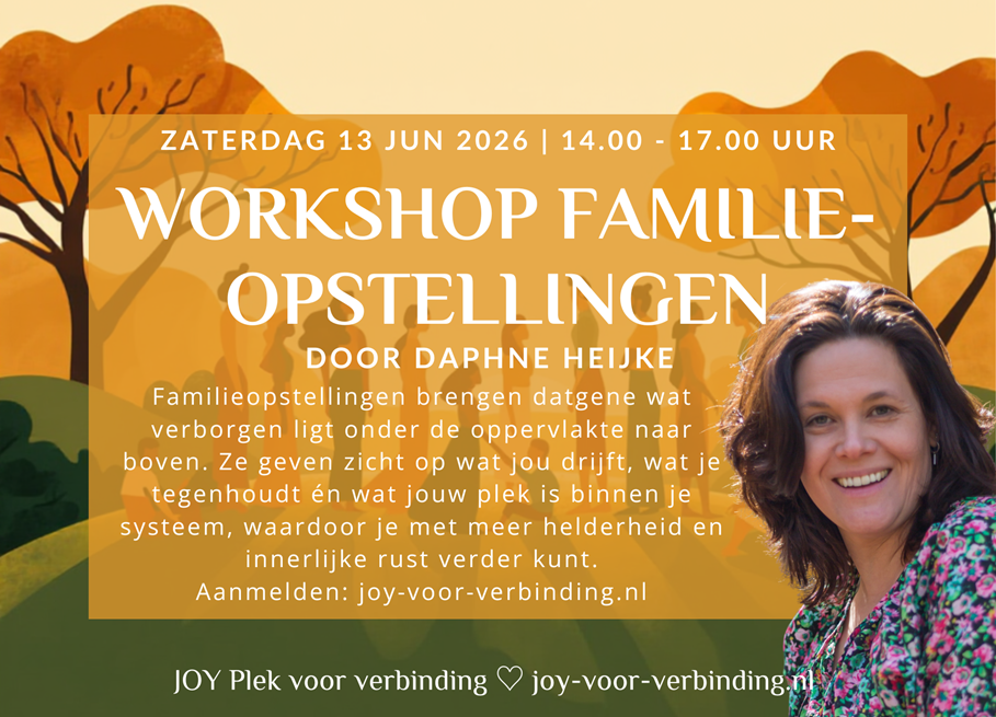 13 juni 2026: Workshop familieopstellingen